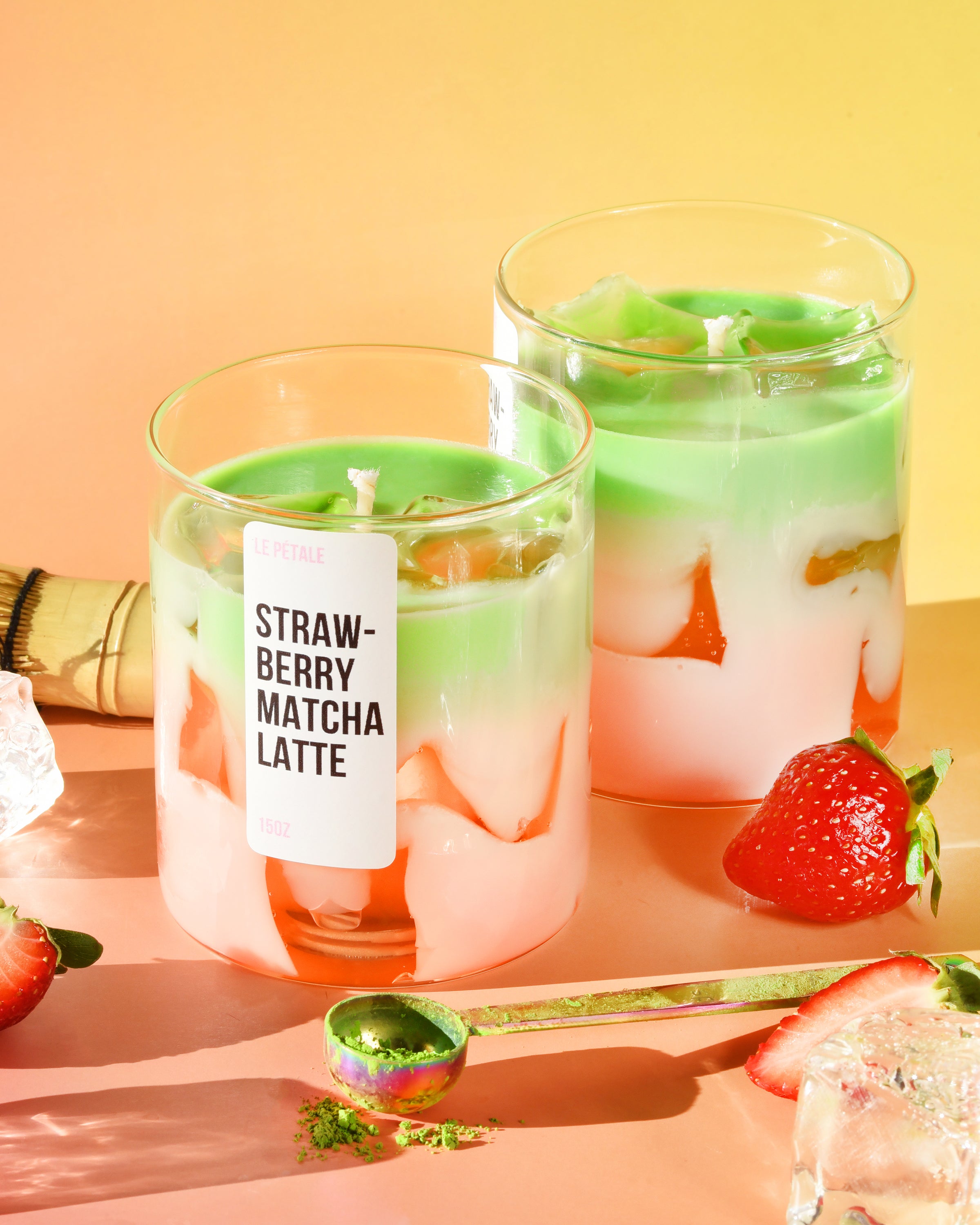 Strawberry Matcha Latte Candle