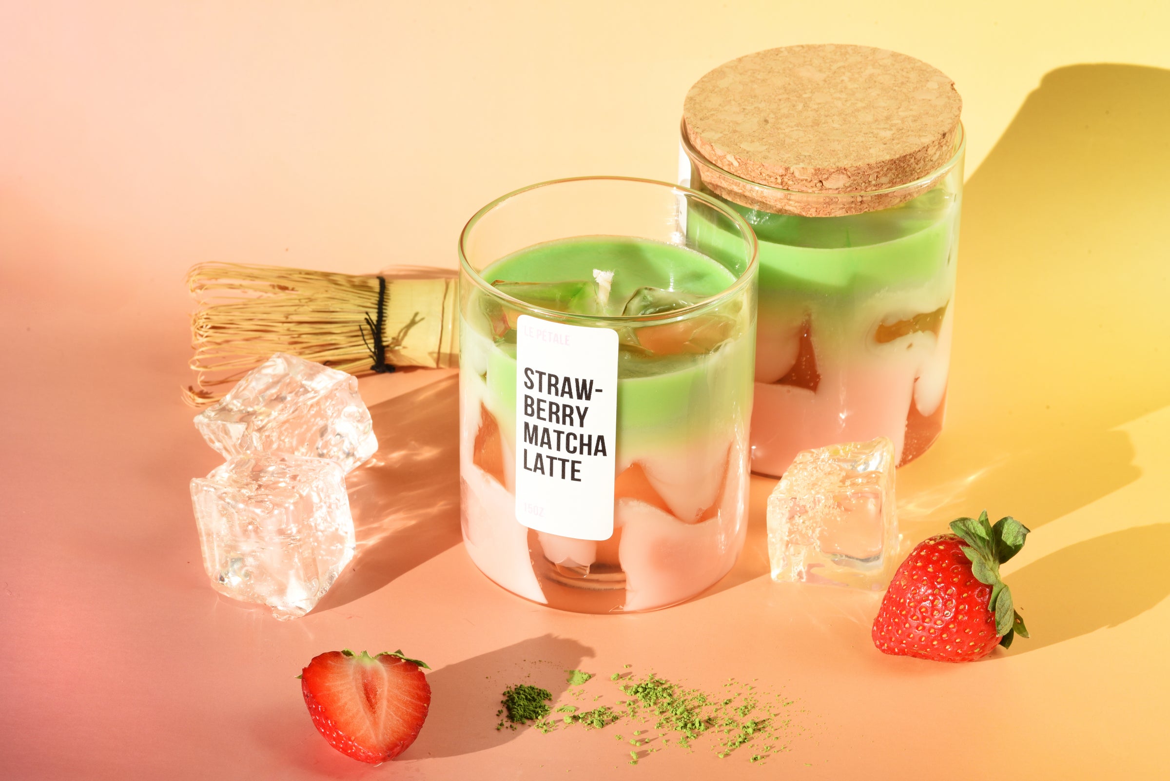 Strawberry Matcha Latte Candle