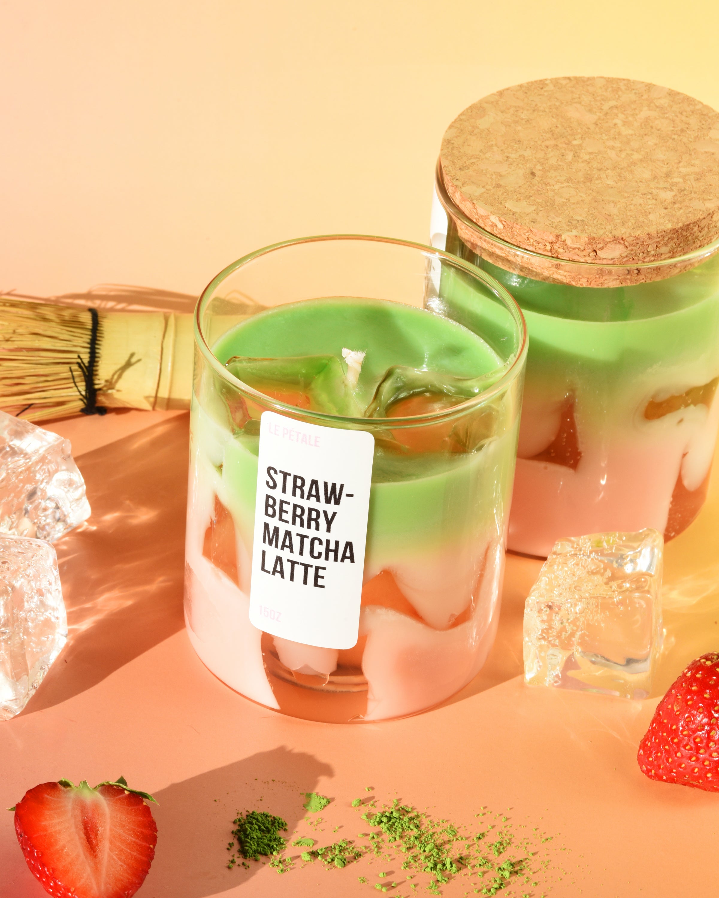 Strawberry Matcha Latte Candle